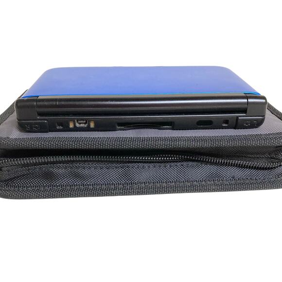 Nintendo 3DS XL Blue Black Handheld Gaming Console w/Case and Games EUC - Picture 5 of 16